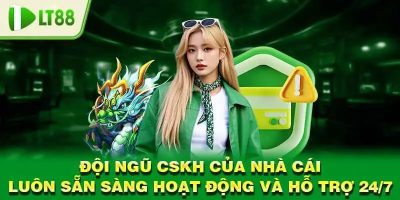 Đội ngũ CSKH của nhà cái luôn sẵn sàng hoạt động và hỗ trợ 24/7