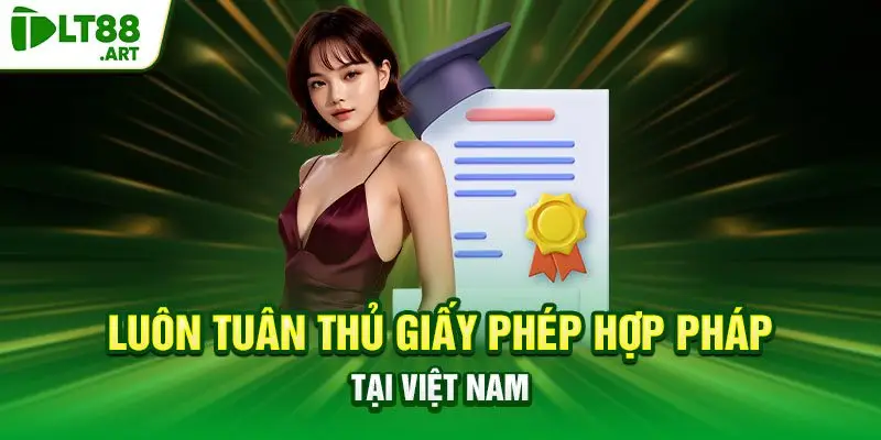 Luôn tuân thủ giấy phép hợp pháp tại Việt Nam